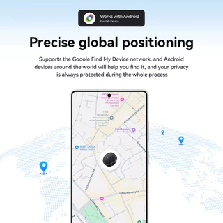⚡️ HOCO E96A Android อุปกรณ์ติดตามจีพีเอส สำหรับแอนดรอยด์ GPS Tag รองรับ Google Find My Device hc6