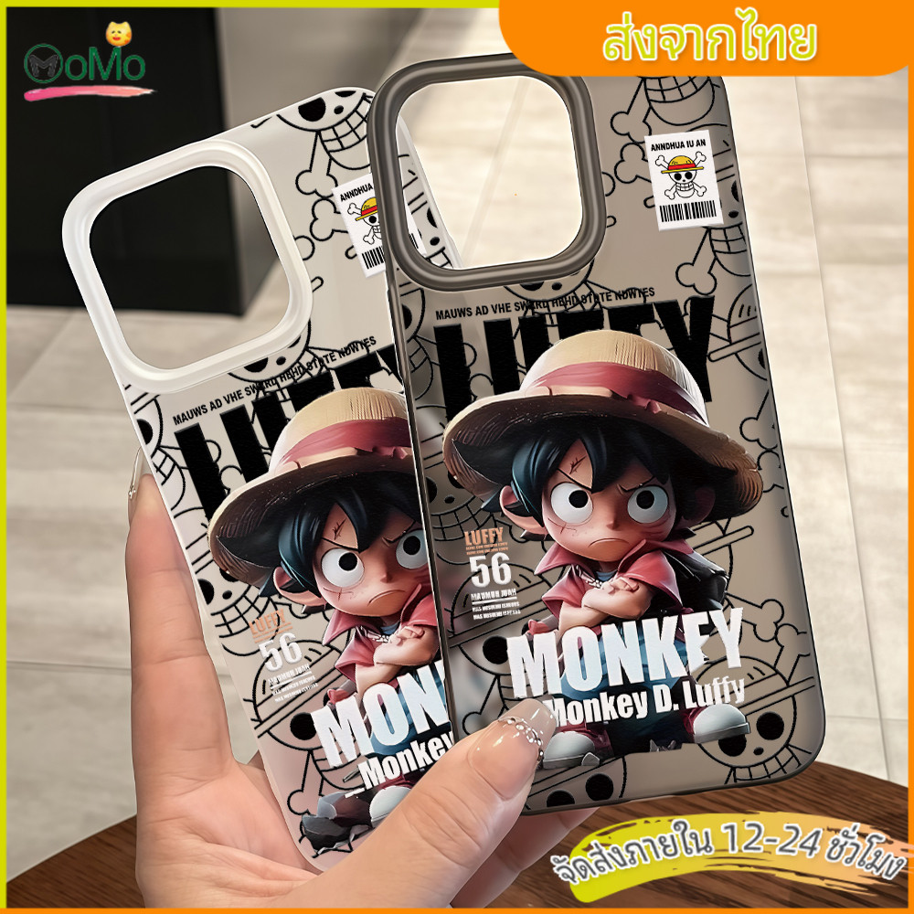 น่ารักวัน~พีซอนิเมะ สครับเคสสครับสำหรับไอโฟน11 12 13 14plus 15PRO 16promax กรณีมือถือfor iphone 11 13 6/7/8PLUS X/XR/XS