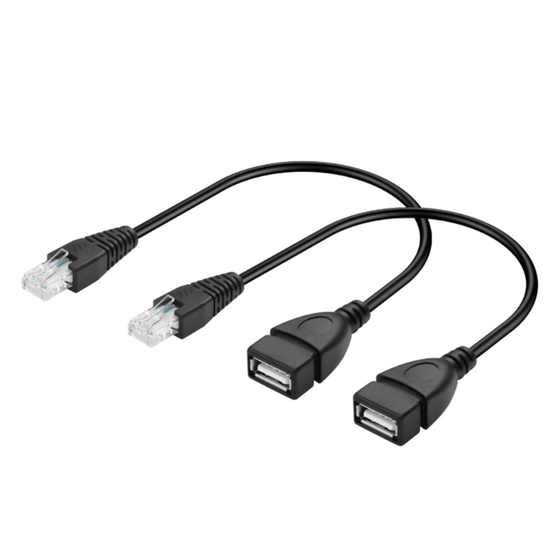 Sup USB To RJ45 สายแปลงพร้อมปลั๊กและเล่นฟังก์ชั่น USB to RJ45 Ethernet Cable สําหรับเครื่องพิมพ์เครื