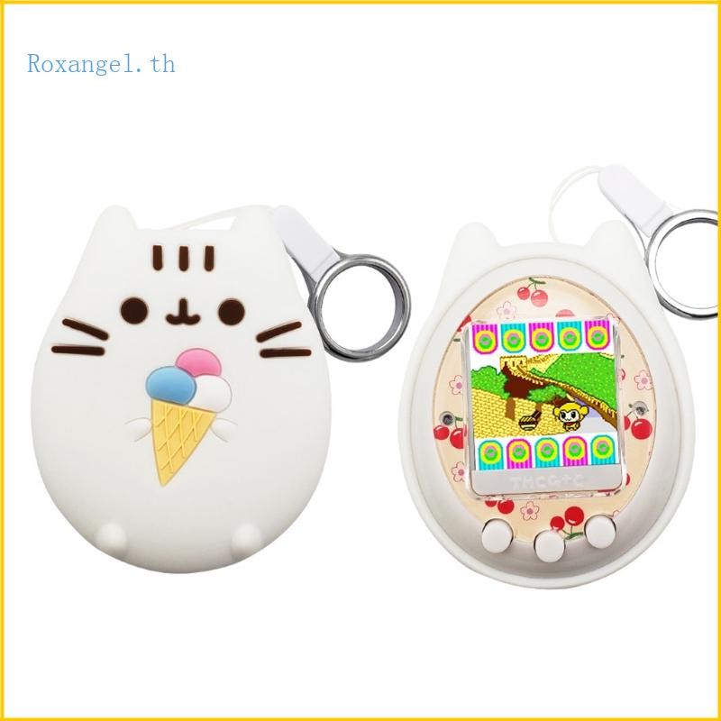 ROX ป้องกันผิวซิลิโคน สําหรับ Tamagotchi สัตว์เลี้ยงเกมเครื่อง Travel 4U+ PS iD L M