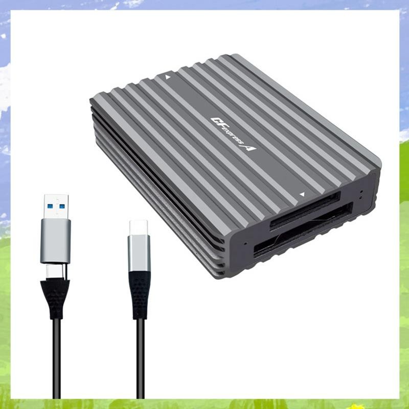 แบบพกพา Type C to CFexpress B CFexpress A Reader ไดรฟ์ฟรี CFexpress Tyep B Card Reader CFexpress Tye