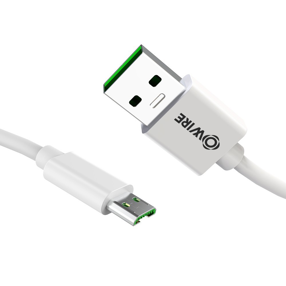 OWIRE 4A สายชาร์จเร็ว Vooc Charge Cable Micro Usb 7pin รองรับ OPPO N3, R5, Find 7, Find 7a, R7 and R