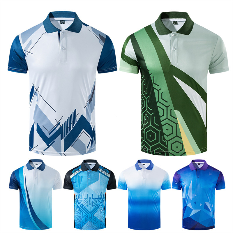 Sports เสื้อโปโลแห้งเร็วแขนสั้น For Man Polo t shirt เครื่องแต่งกาย Clothify