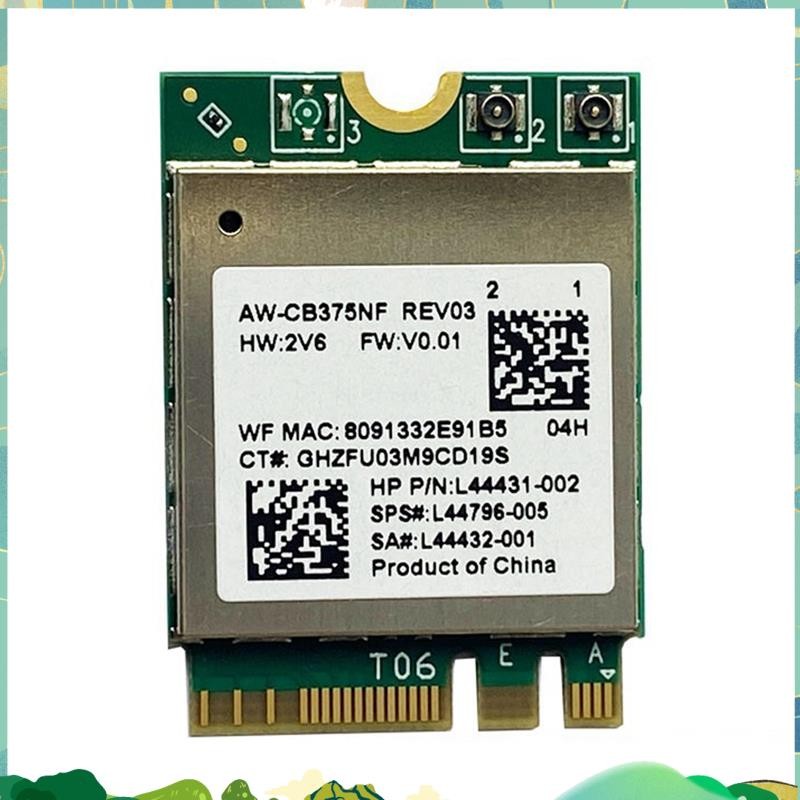 RTL8822CE 2.4G/5G Dual-Band Gigabit การ์ดเครือข่ายไร้สายในตัว 5.1 NGFF M.2 การ์ด WiFi สําหรับแล็ปท็อ