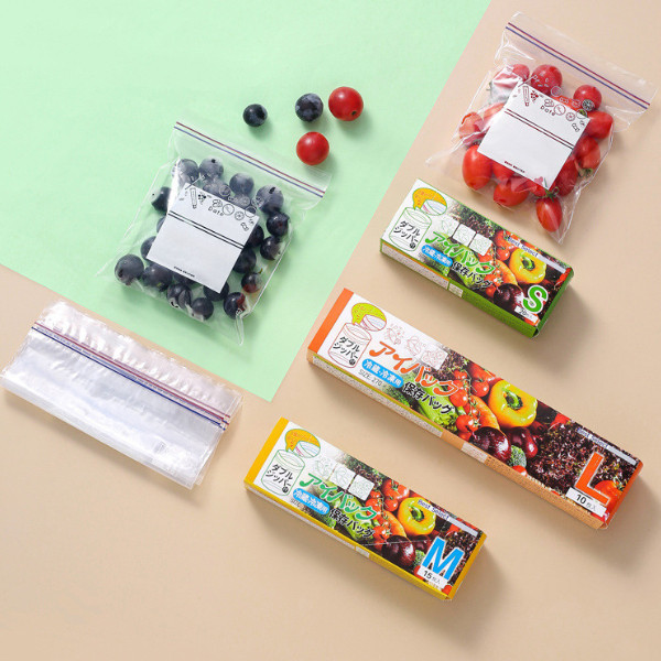 double.thai ถุงถนอมอาหาร  สองชั้น ถุงซิป ถุงถนอมอาหาร กันน้ำ พร้อมส่ง - รูปที่ 4