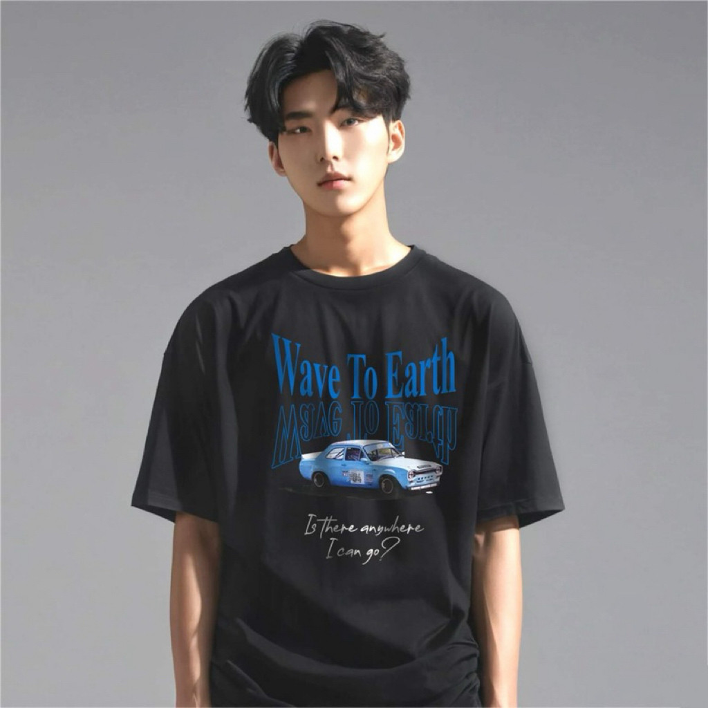 [จัดส่งจากไทย] เสื้อยืดคอกลมผ้าฝ้าย 100% คุณภาพสูง พิมพ์ลาย เหมาะสำหรับทั้งชายและหญิง สวมใส่สบาย สไตล์เกาหลี