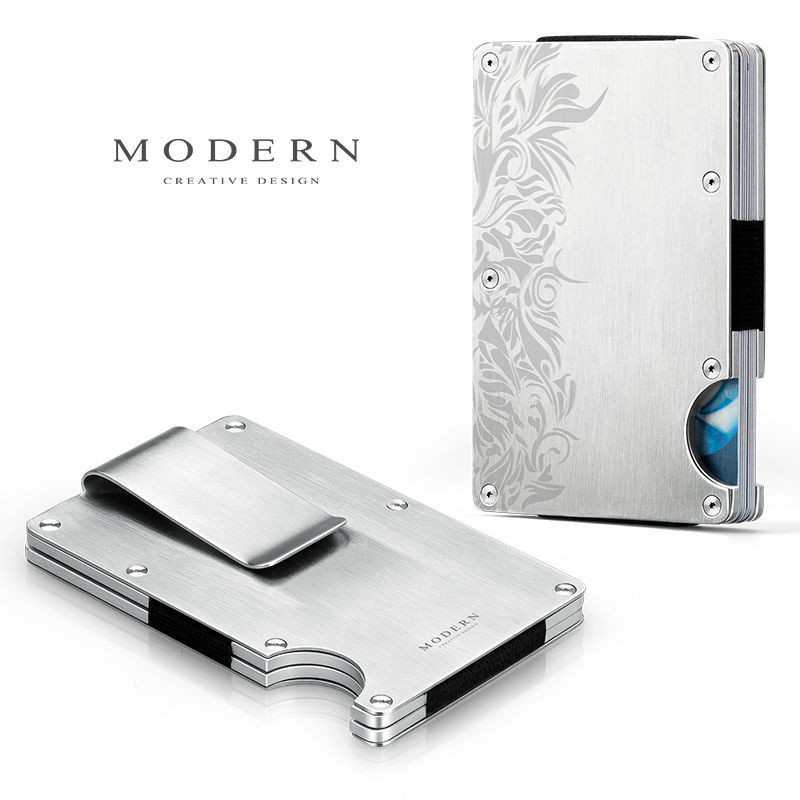 กระเป๋าใส่การ์ดกันขโมยที่ทันสมัยที่สุดของเยอรมัน Anti-RFID Line Card Holder Shielding NFC กระเป๋าสตา