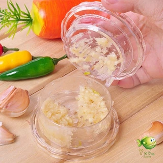 YOYO เครื่องบดกระเทียม กดหมุนบดสับเครื่องใช้ในบ้านครัว garlic press