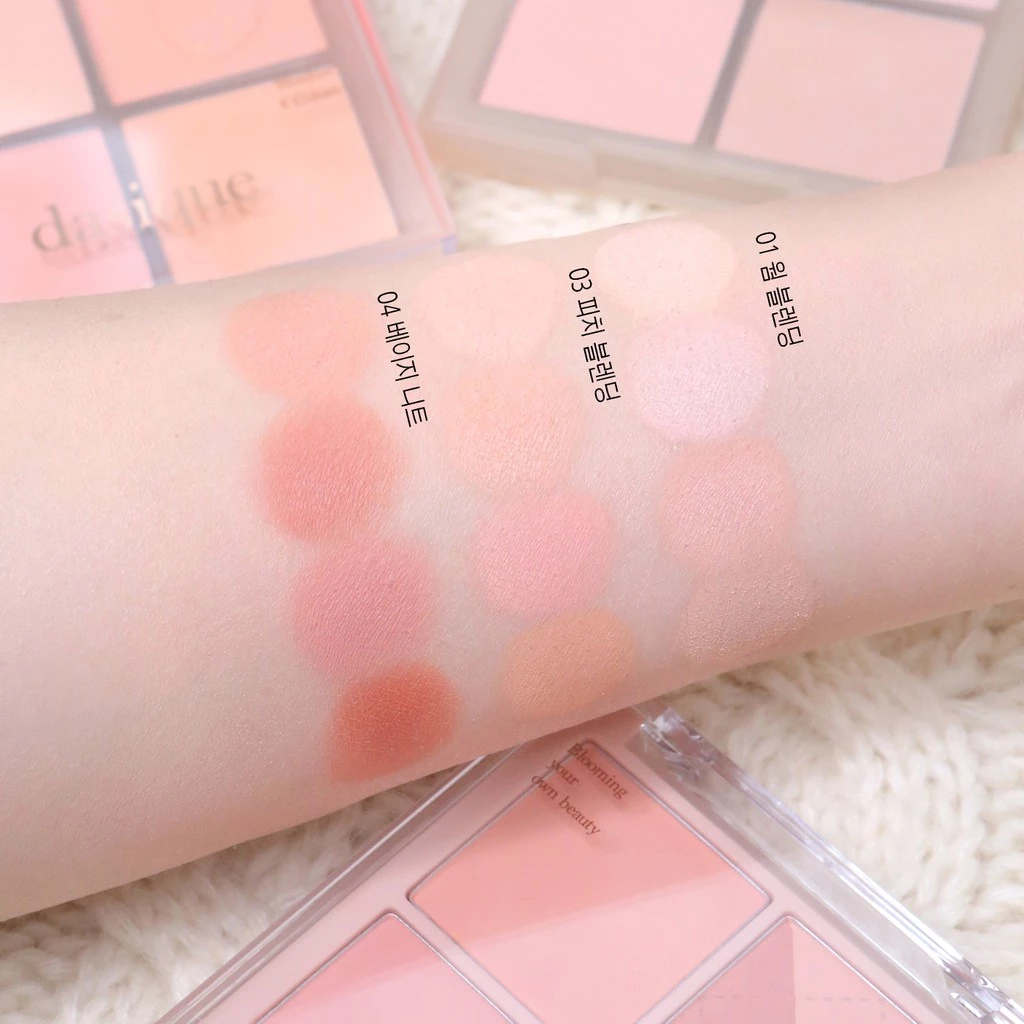 ของแท้>>ส่งด่วน  Dasique Blending Mood Cheek พาเลทบลัชออน thumbnail 4