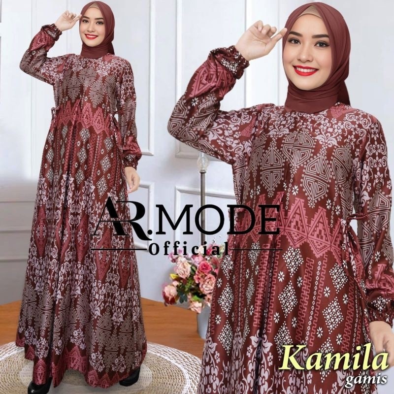 Kamila Series Gamis Size M - 6L ล่าสุด