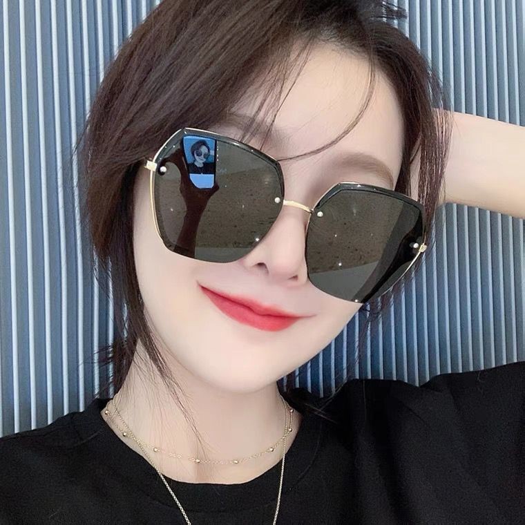 แว่นตากันแดดรังสี UV สุภาพสตรียอดนิยม กรอบขนาดใหญ่ สไตล์สมัยใหม่ JZ801YJ