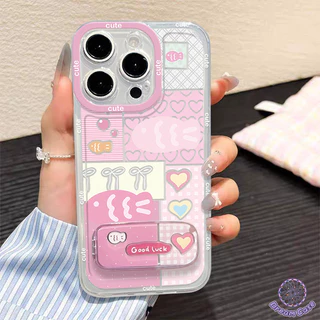 ปลาแฟชั่นน่ารักโบว์รักวงเล็บหัวใจนุ่มเคส Samsung A54 A15 A05 A05s A06 A14 A55 A21s A25 A50 A34 A24 A03 A51 A23 A52 A04E