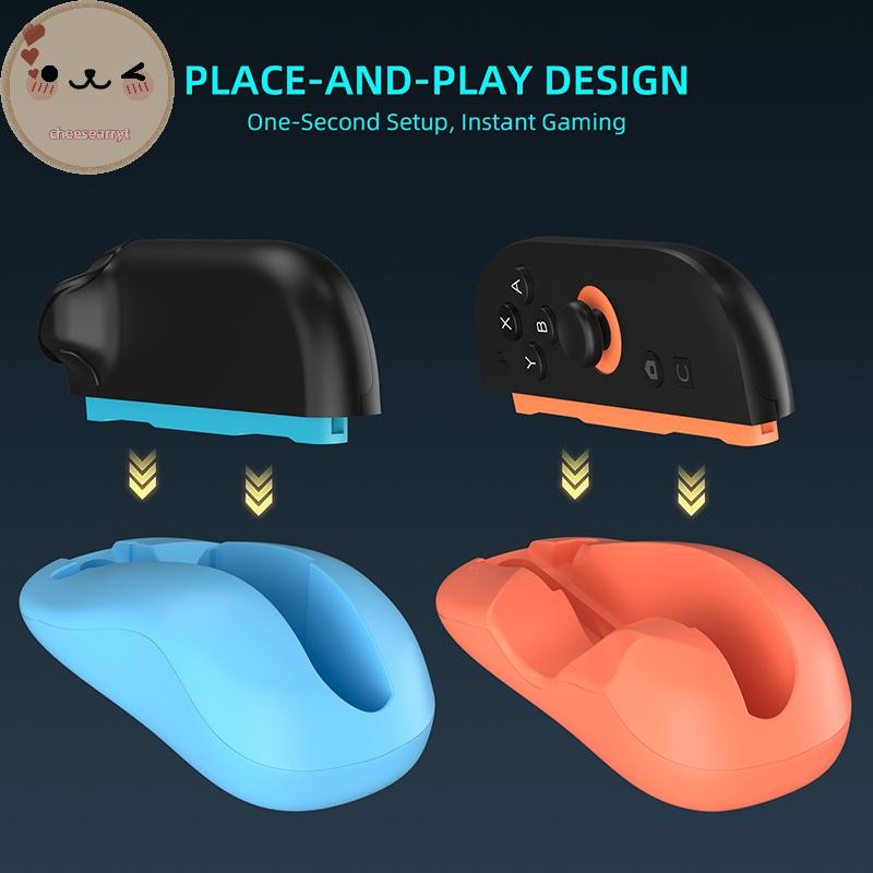 Chee Gamepad Switch Mouse Pad สําหรับสวิทช์ 2 ซ้าย + ขวาเกม Controller Bracket สําหรับกีฬายิงเกม FPS