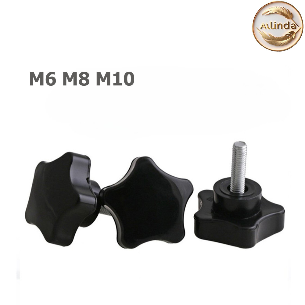 น็อต ลูกบิด ด้ามจับ มือหมุนดอกไม้ สแตนเลส 304 M6 M8 M10 / STAR GRIP KNOB BOLT SUS304