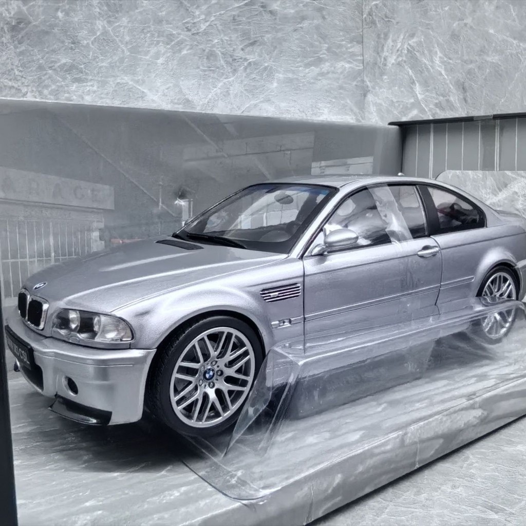 SOLIDO 1/18 BMW M3 E46 CSL 2003 รถรุ่นโลหะผสมเปิดประตูขวา