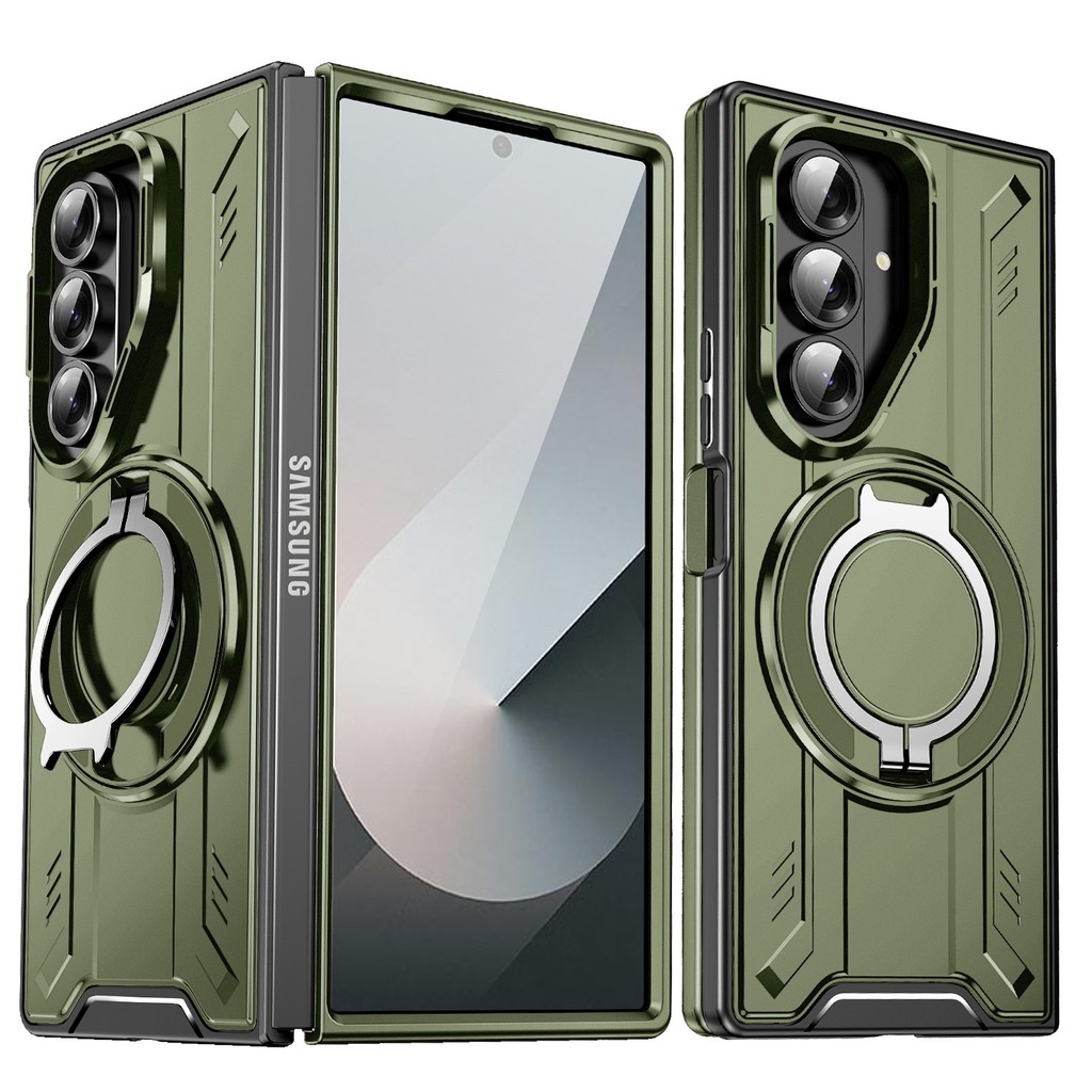 เคสแหวนแม่เหล็กกันกระแทกสําหรับ Samsung Galaxy Z Fold 7 Z Fold7 Cover