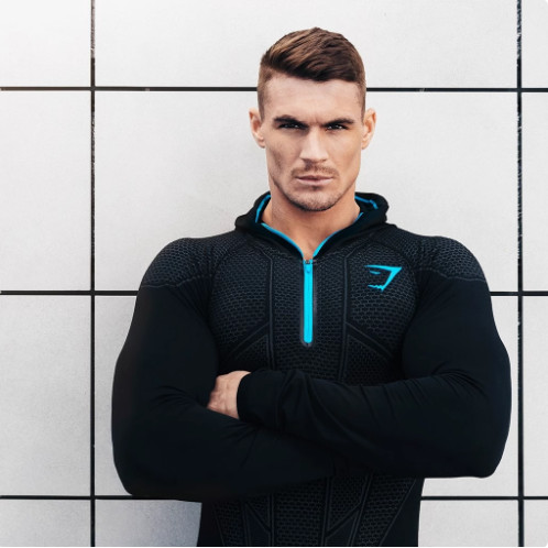 GYMSHARK Men นิล1.0 เสื้อผ้าบีบอัดไม่มีรอยต่อ Super Elastic Quick-Drying Fitness Iron กีฬาแขนสั้น T
