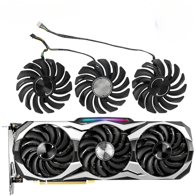 ใหม่ 87 มม.PLD09210B12HH 12V Cooler พัดลมสําหรับ MSI GeForce RTX 2070 2080 2080 Ti 11GB DUKE การ์ดพั