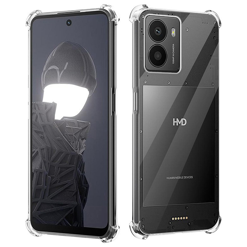 สําหรับ HMD Fusion / Barca Fusion Crystal Clear Cover เคส TPU กันกระแทกป้องกันรอยขีดข่วน