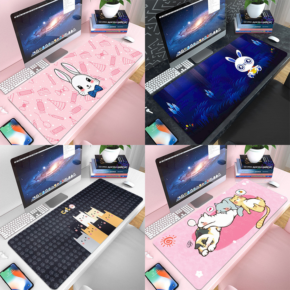 แผ่นรองเม้าส์ 300x800x3 มม. แผ่นรองเมาส์ ที่รองเมาส์ Mouse Pad แผ่นรองเม้าส์ขนาดใหญ่ เมาส์