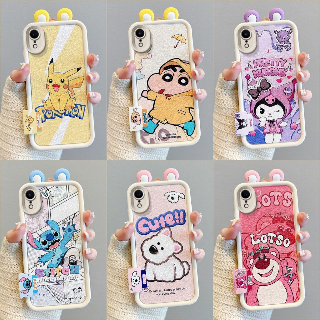 เคส iPhone X XS XR XSMAX สติ๊กเกอร์การ์ตูนน่ารัก เคสซิลิโคนนิ่ม