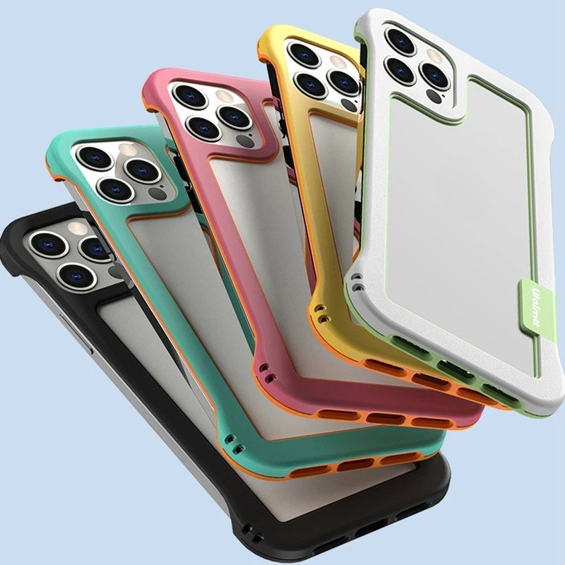 16Pro Max กรอบกันชน TPU สีสันสดใสสําหรับ iPhone 16 15 14 13 12 11 Pro Max Plus X XS Max ซิลิโคนกันกระแทกฝาครอบป้องกัน