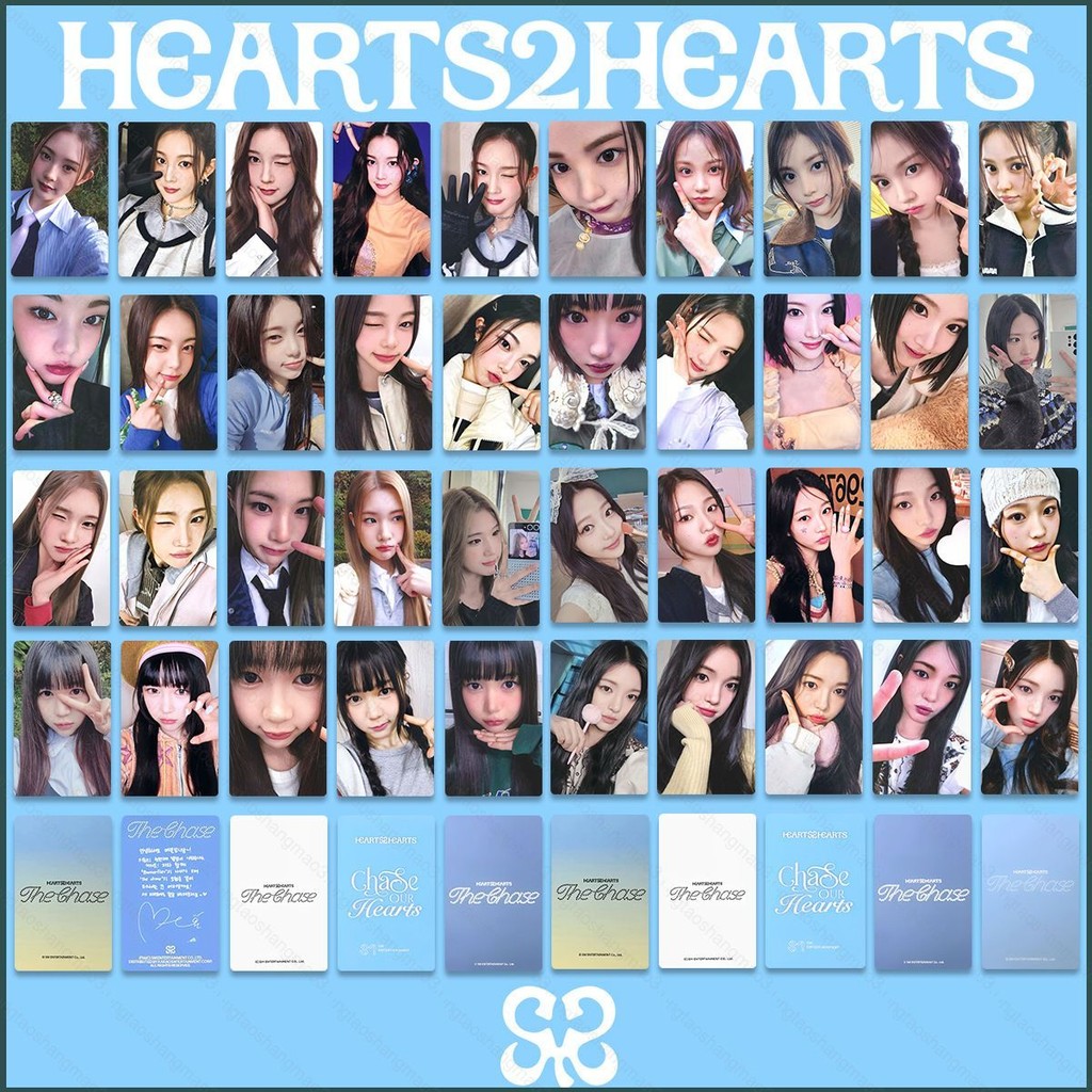5 ชิ้น/เซ็ต Hearts2Hearts JIWOO การ์ด LOMO H2H The Chase อัลบั้มโปสการ์ดคอลเลกชันดาว Periphery