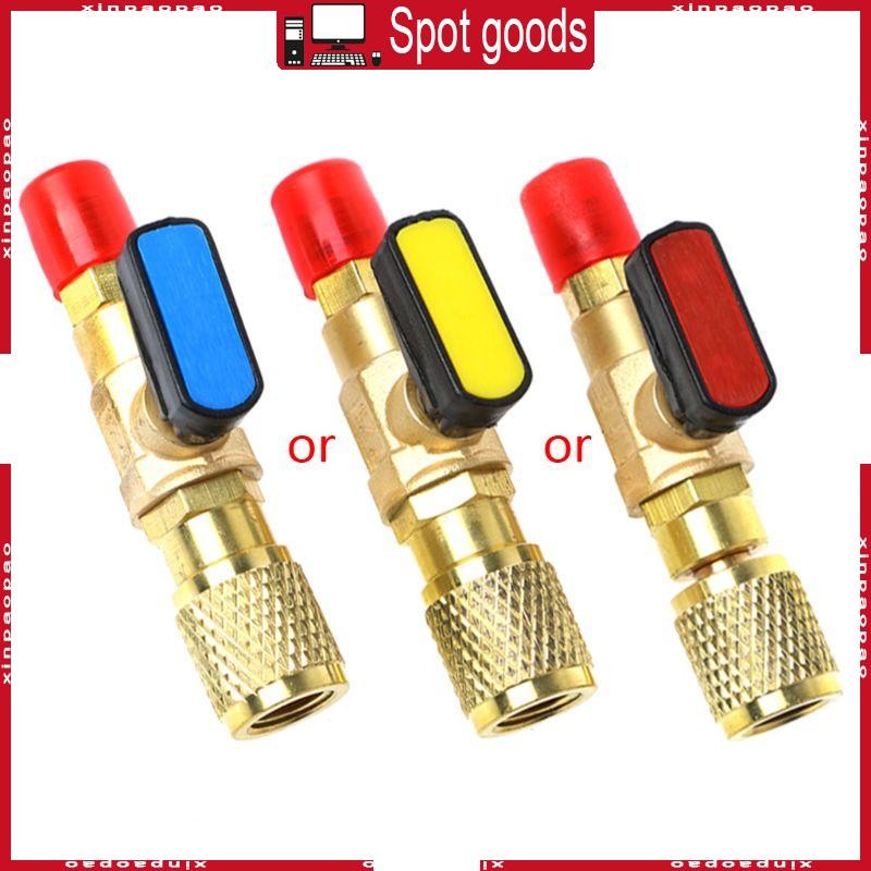XI R410A สารทําความเย็นวาล์ว AC ชาร์จท่อวาล์วตรงสําหรับเครื่องทําความเย็น Manifold Gauges ธุรกิจการใ