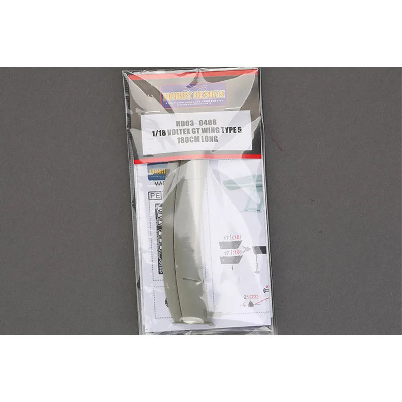 Hobby Design HD03-0408 1/18 Voltex GT Wing Type 5 180 ซม.ยาวงานอดิเรกของขวัญ Hand Made Arts สําหรับผ