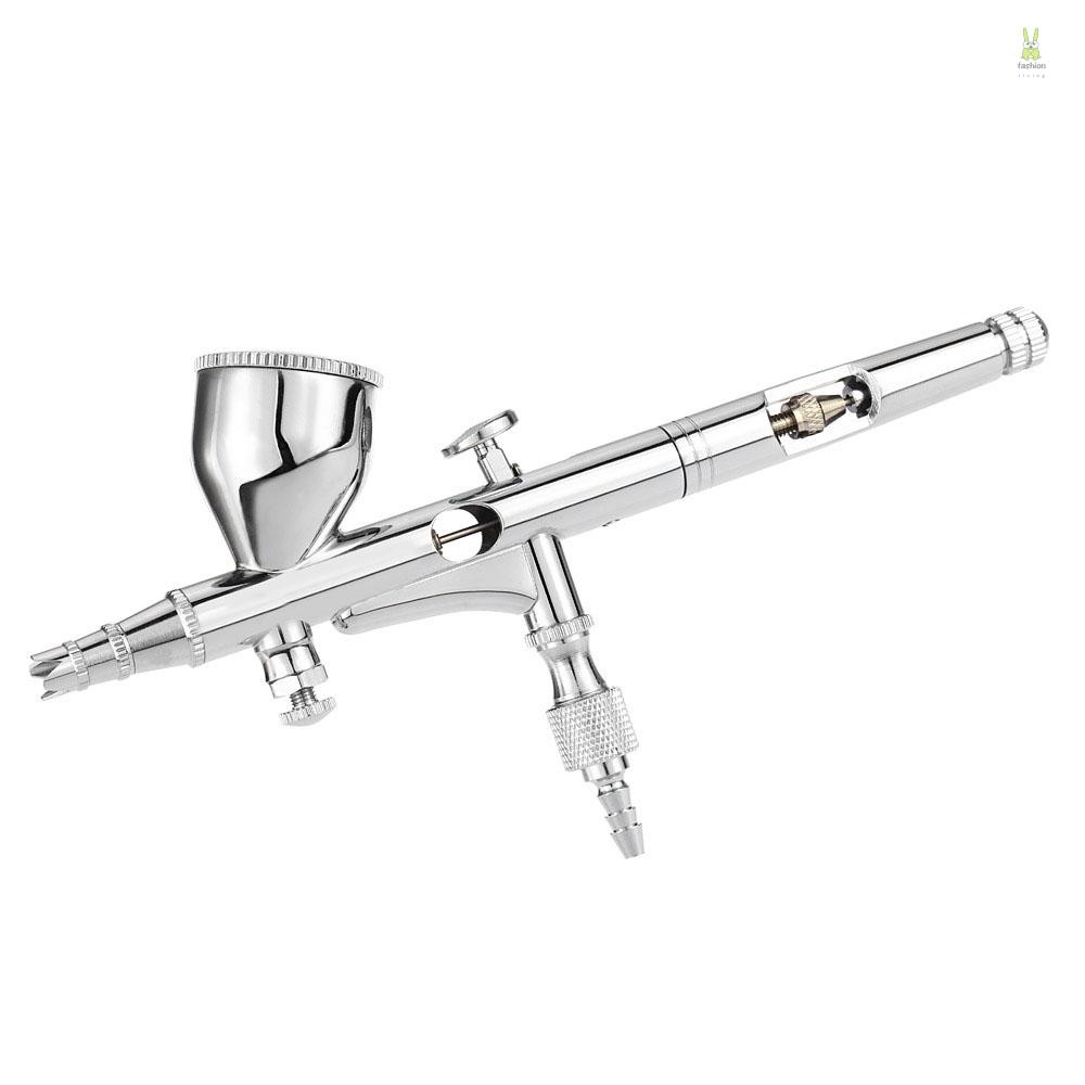 KKmoon Professional Gravity Feed Airbrush ชุดสําหรับภาพวาดศิลปะ Tattoo Paint Hobby สเปรย์รุ่น Air แป