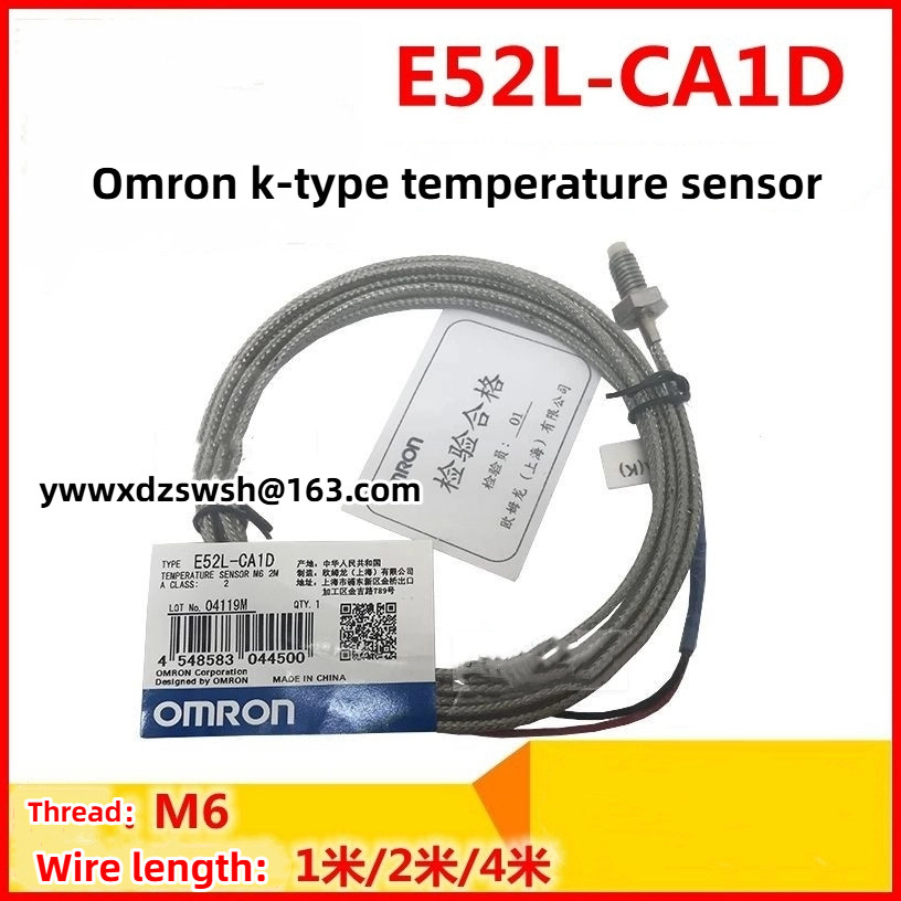 Omron/Omron K-Type Thermocouple E52L-CA1D M6 1M/2M/4M P6D PT100
