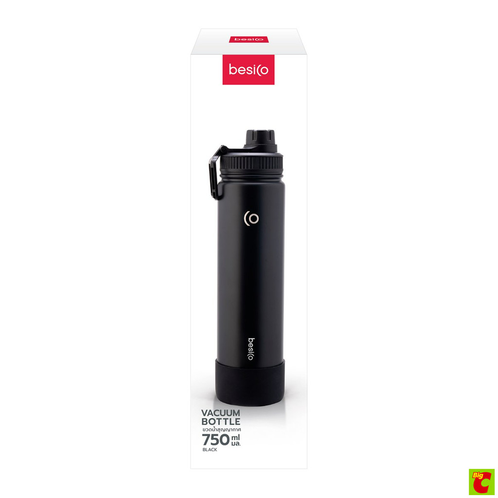 เบสิโค ขวดน้ำ รุ่น LH-1809031 M 750 มล. สีดำ