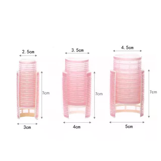ลูกกลิ้งผมแบบมีกาวในตัว Heatless Hair Curlers Air Bangs Curling Roller ผู้หญิง Lazy Curler