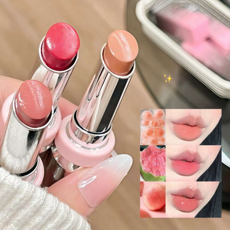 SENSORY PARTY ลิปกลอส กระจก น้ำ แสง ของแข็ง ลิปกลอส ให้ความชุ่มชื้น ลิปบาล์ม