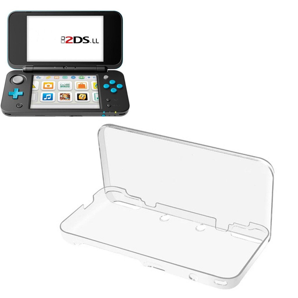 ใส PC Hard Case Shell สําหรับใหม่ 2DS XL, Anti-Scratch Crystal Housing Protected Cover Case สําหรับ 