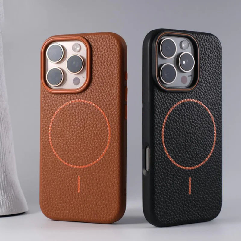 เคสไอโฟน สำหรับ iphone 11 13 12 14 15 16 pro promax  วัสดุเนื้อลิ้นจี่เลียนแบบ สัมผัสนุ่มสบาย（สีปุ่มจะเหมือนกับสีเปลือก）