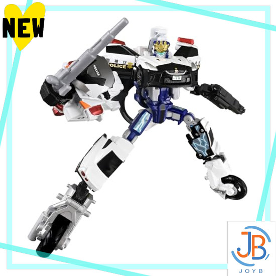 Direct From Japan TAKARA TOMY Tomica Job Braver TJBDX Unite Police Braver Patrol Car & Motorcycle Co
