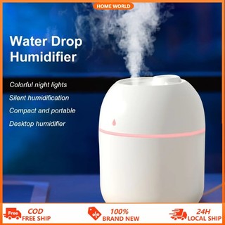3In1 USB Air Humidifier with Colorful LED rotating lights Mini Atomizer Essential Oil Aroma Diffuser
