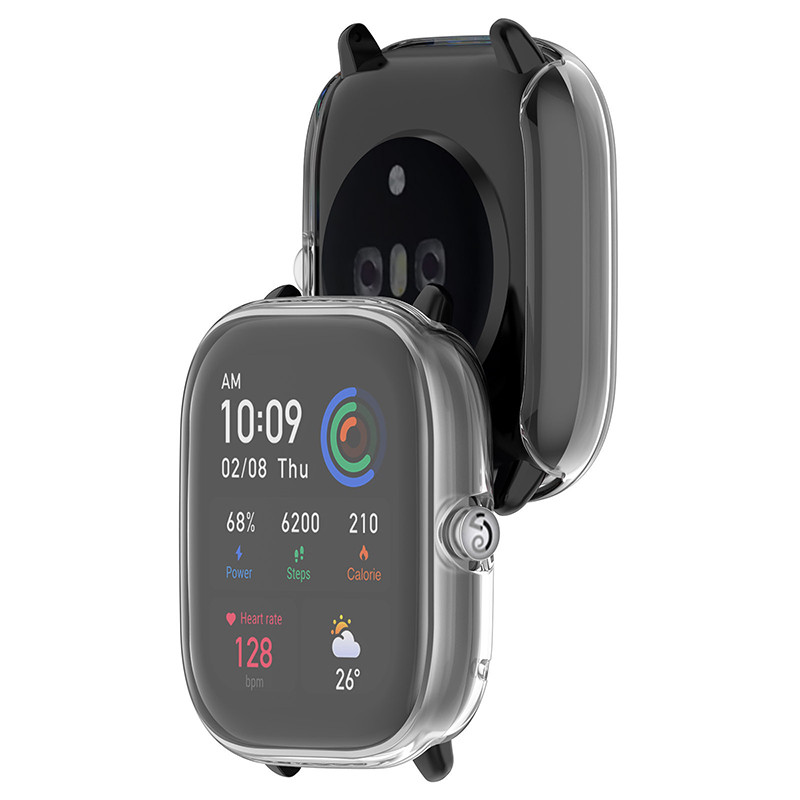 เคสป้องกันเปลือก TPU เงาชุบสําหรับ Huami Amazfit GTS 4 Mini - รูปที่ 3