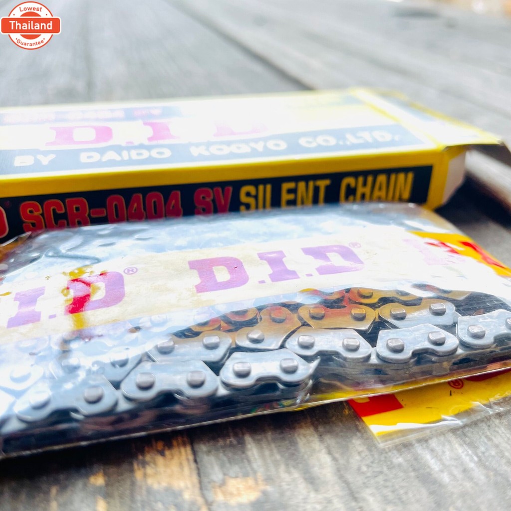 DID แท้ โซ่ราวลิ้น ซัเสียง โซ่2ชั้น SCR-0404 SV 92L เวฟ125 , WAVE125 S/R , CLICK125i , PCX , SHO โชก