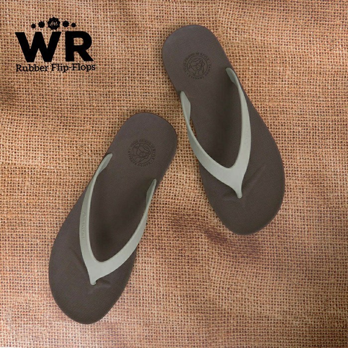 Camou Mens Beach Flip Flops Camau Camaou Comau WR Coffee