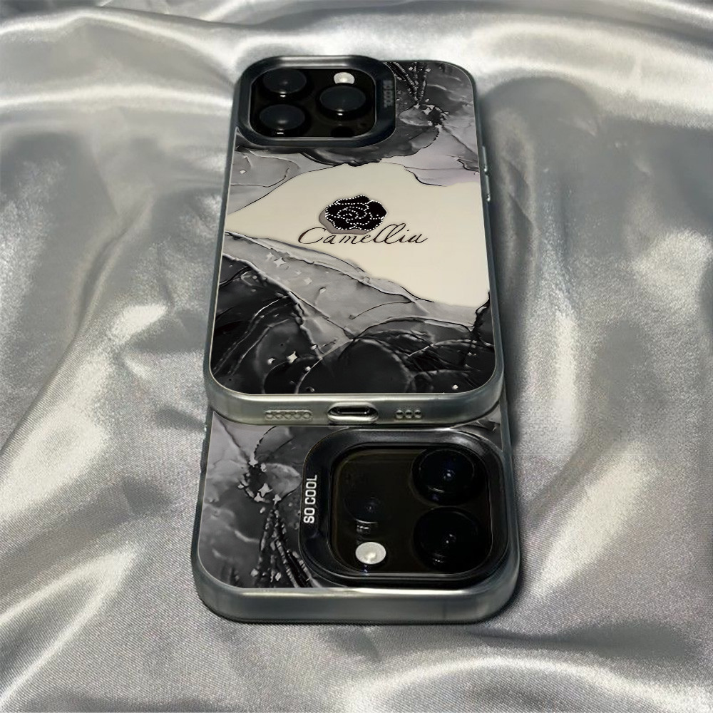 IMD เคส OPPO A5 Pro A3X A60 A79 A17 A16 A18 A15 A57 A54 A78 A5s A58 A53 A12 A38 A77 5G เคสกันกระแทกฝาหลังชุบเงินหรูหรา - รูปที่ 7