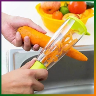 Crystal เครื่องมือปอกเปลือกชนิดจัดเก็บ มีดปอกเปลือกในครัวเรื…