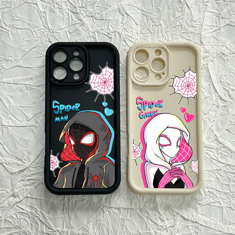 จัดส่งจากประเทศไทย สไปเดอร์แมนสีดำพร้อมพื้นหลังสีขาว for VIVO Y17 Y12 Y15 Y11 Y12i Y100 Y200E Y - รูปที่ 7