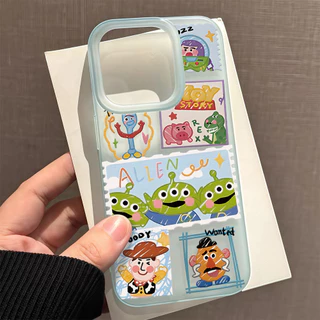 จัดส่งในพื้นที่ เคสมีน้ำค้างแข็งTPU รู้สึกดี มีสีสัน For IPhone16 15 14 13 11 7 8 plus Pro Promax X XR XSMAX DKMS338