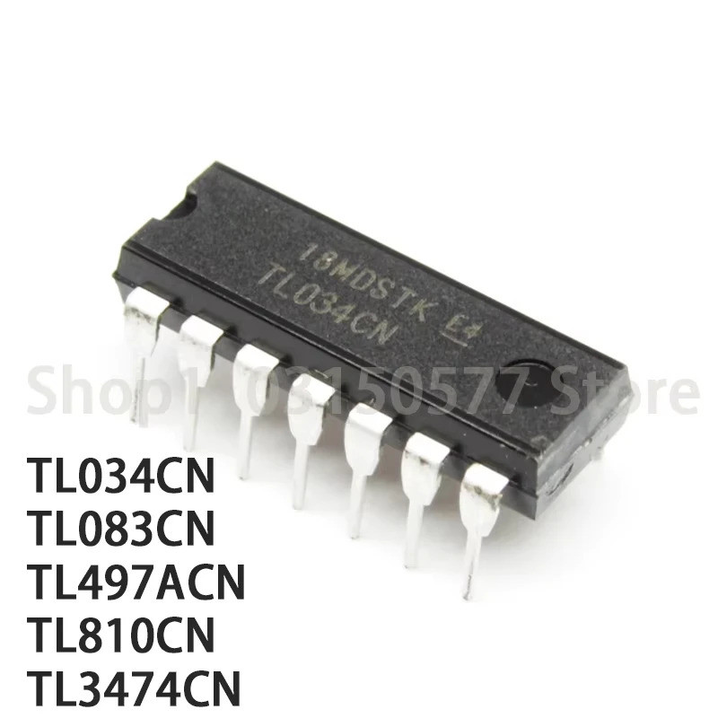 1-5PCS TL034CN TL083CN TL497ACN TL810CN TL3474CN DIP14 ชิป ic