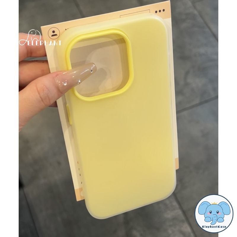 เคสกรอบรูปเรียบง่ายสีลูกกวาด เข้ากันได้กับ IPhone 17 air 11 16 13 15 14 12 Pro Max 8 16 15 7 Plus XR X XS เคสไอโฟน 15 ราคา ถูกที่สุด ดีลบีเคเค แกลเลอรีภาพที่ 5