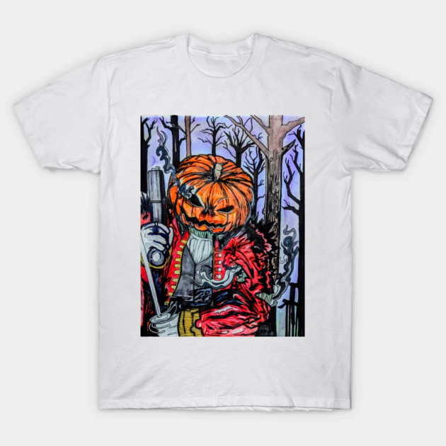 เสื้อยืด Vintage Pumpkin Head T-Shirt