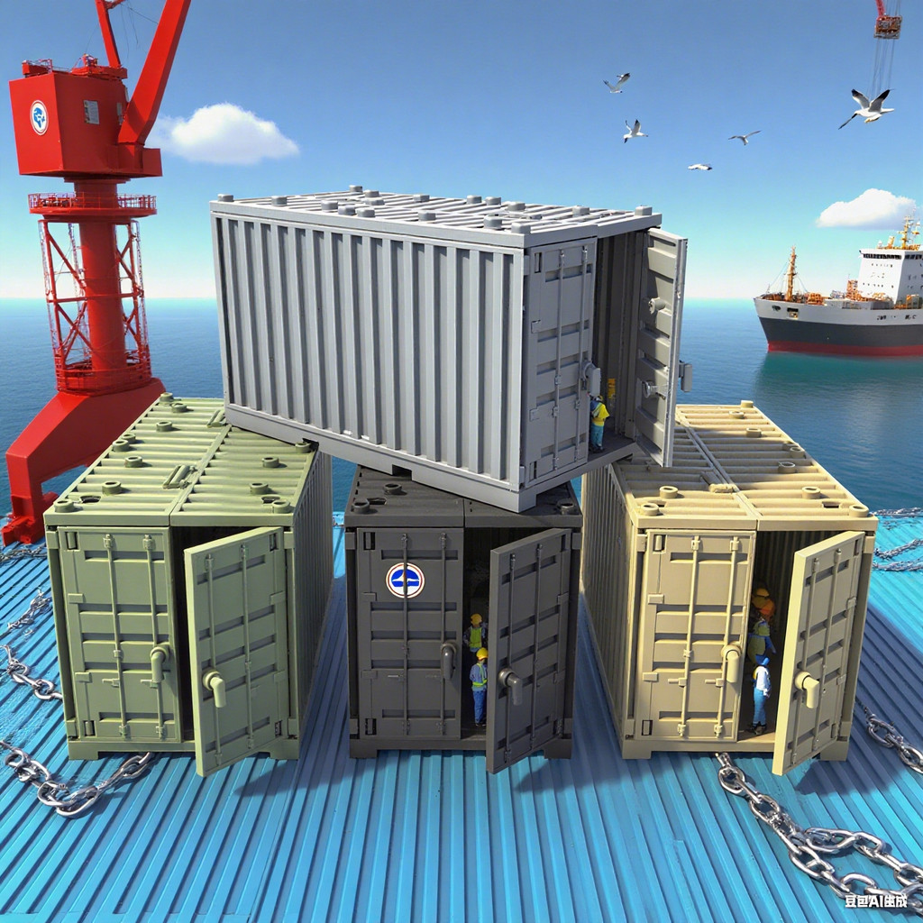 Marumine MOC ทหารคอนเทนเนอร์ Weaponr กล่องอิฐอุปกรณ์เสริม Army ฉาก WW2 Build Block อะไหล่ขนส่งกรณี Decor