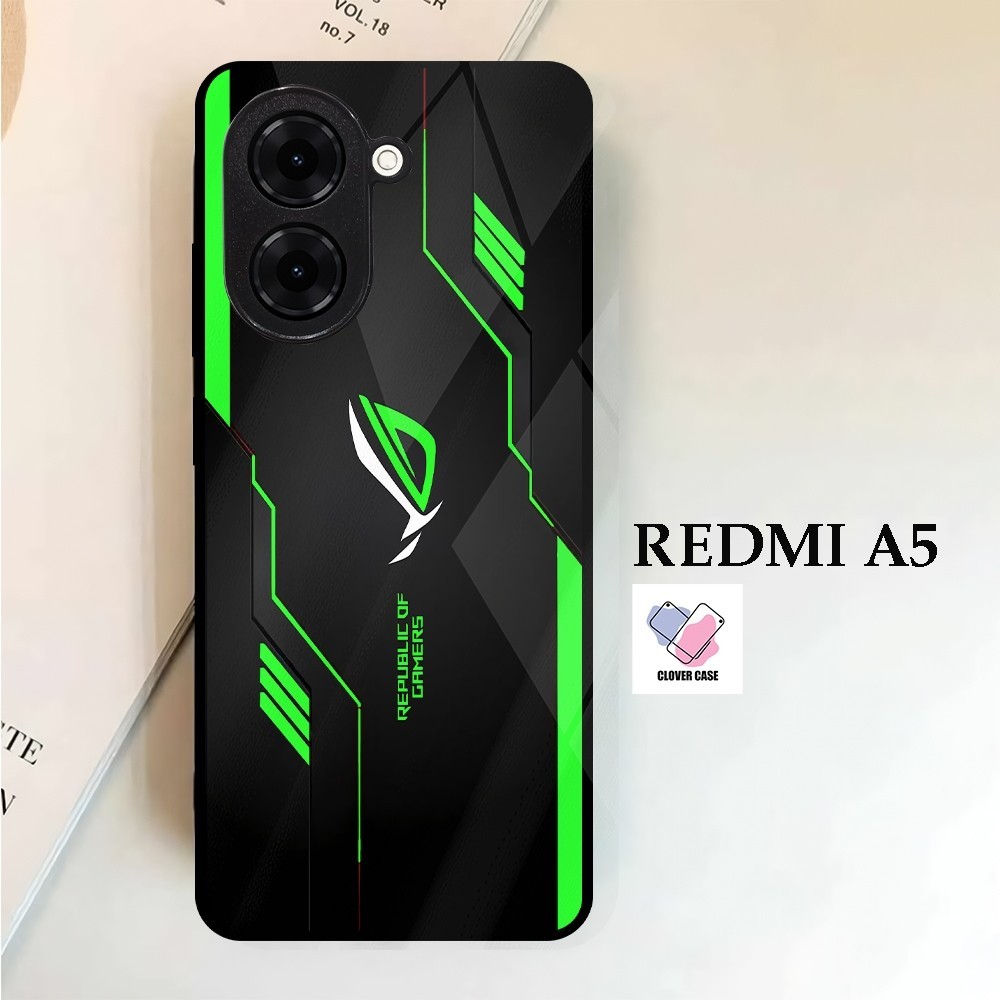 [TH02] SOFTCASE XIAOMI REDMI A5 GLOSSY KILAU PREMIUM QUALITY ROG MOTIF